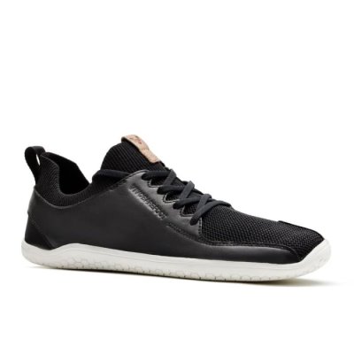 Vivobarefoot Primus Knit - Miesten Vapaa-Ajankengät Mustat - FJK750924